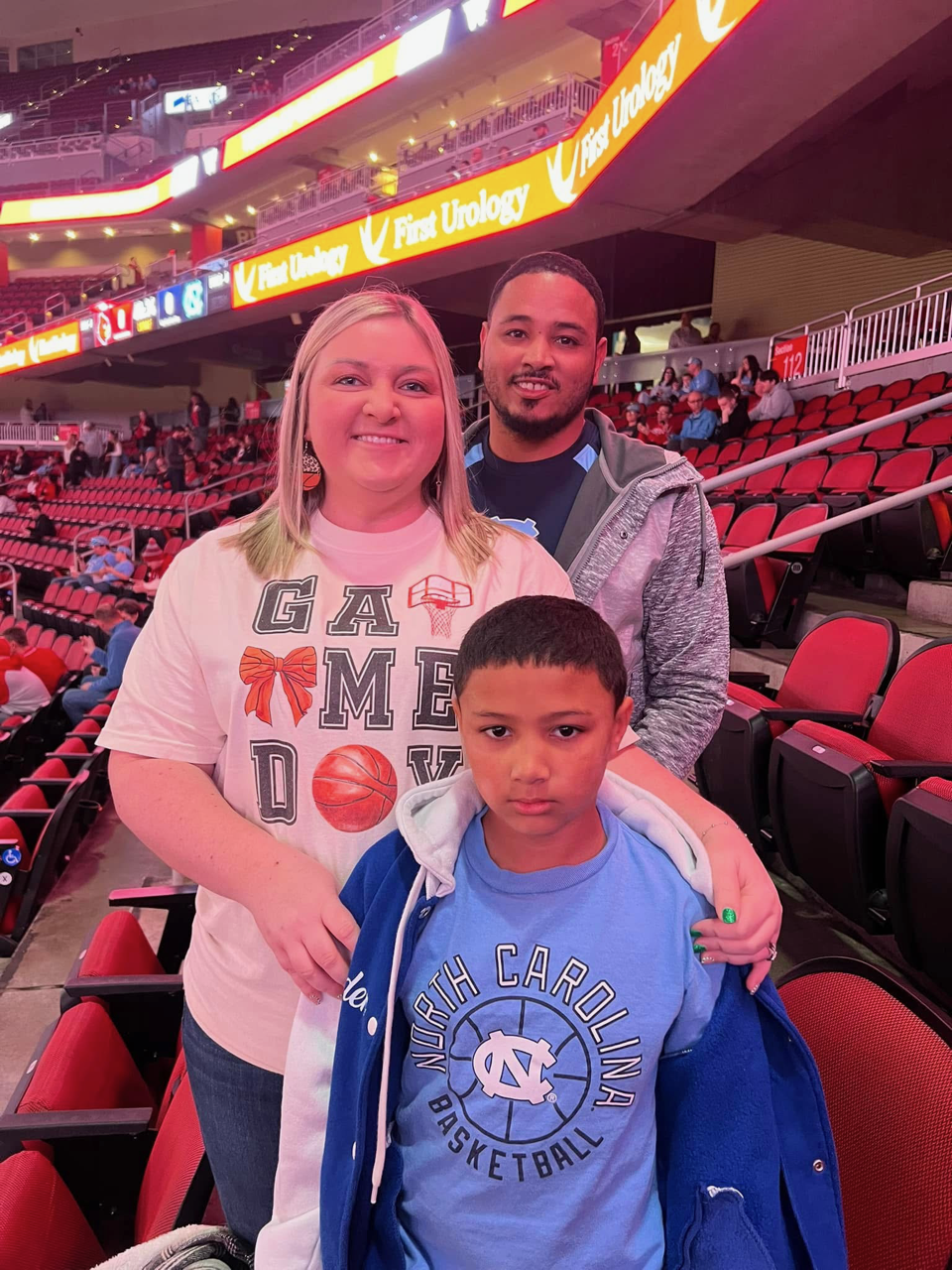 My Family at a North Carolina Game